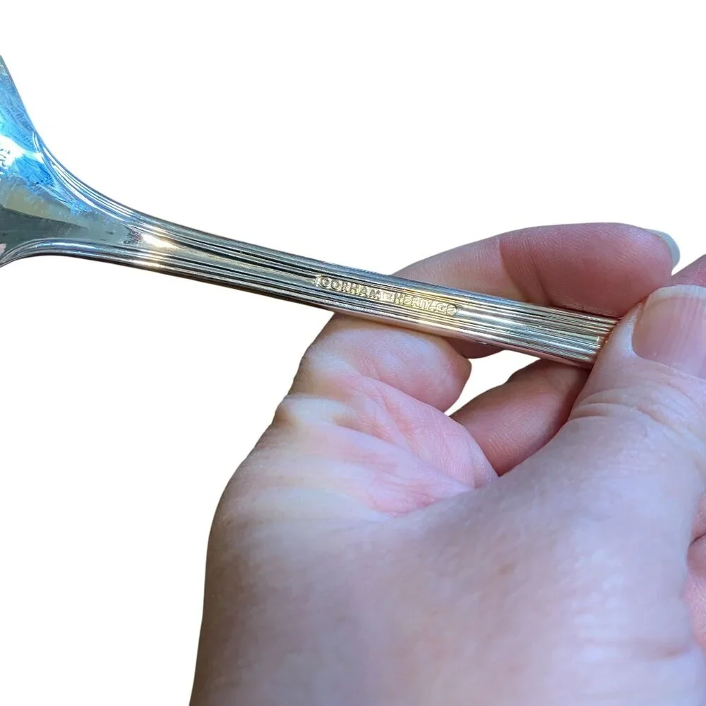 Gorham Heritage serving spoons 13